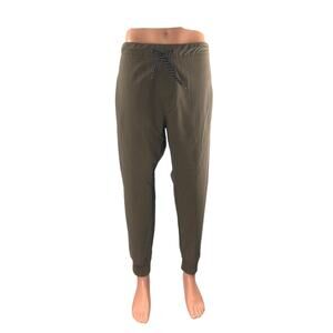 Project Raw Men's Green High Rise Tapered Track Jogger Trousers Sweat Pants Sz L